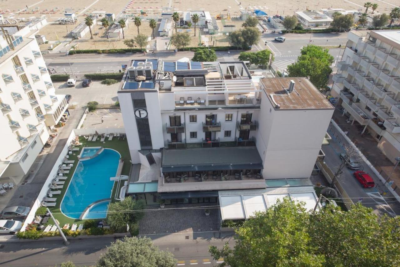 Ferretti Beach Hotel Rímini Exterior foto